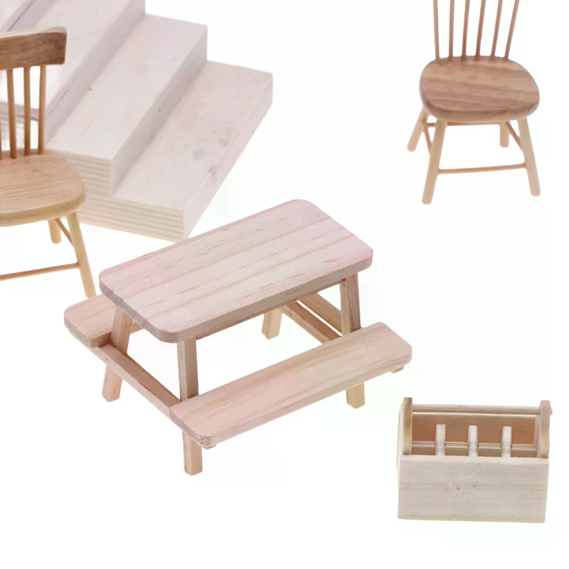 Woodworking Room - [H]Dollhouse Miniature Simulation Mini Wooden Table