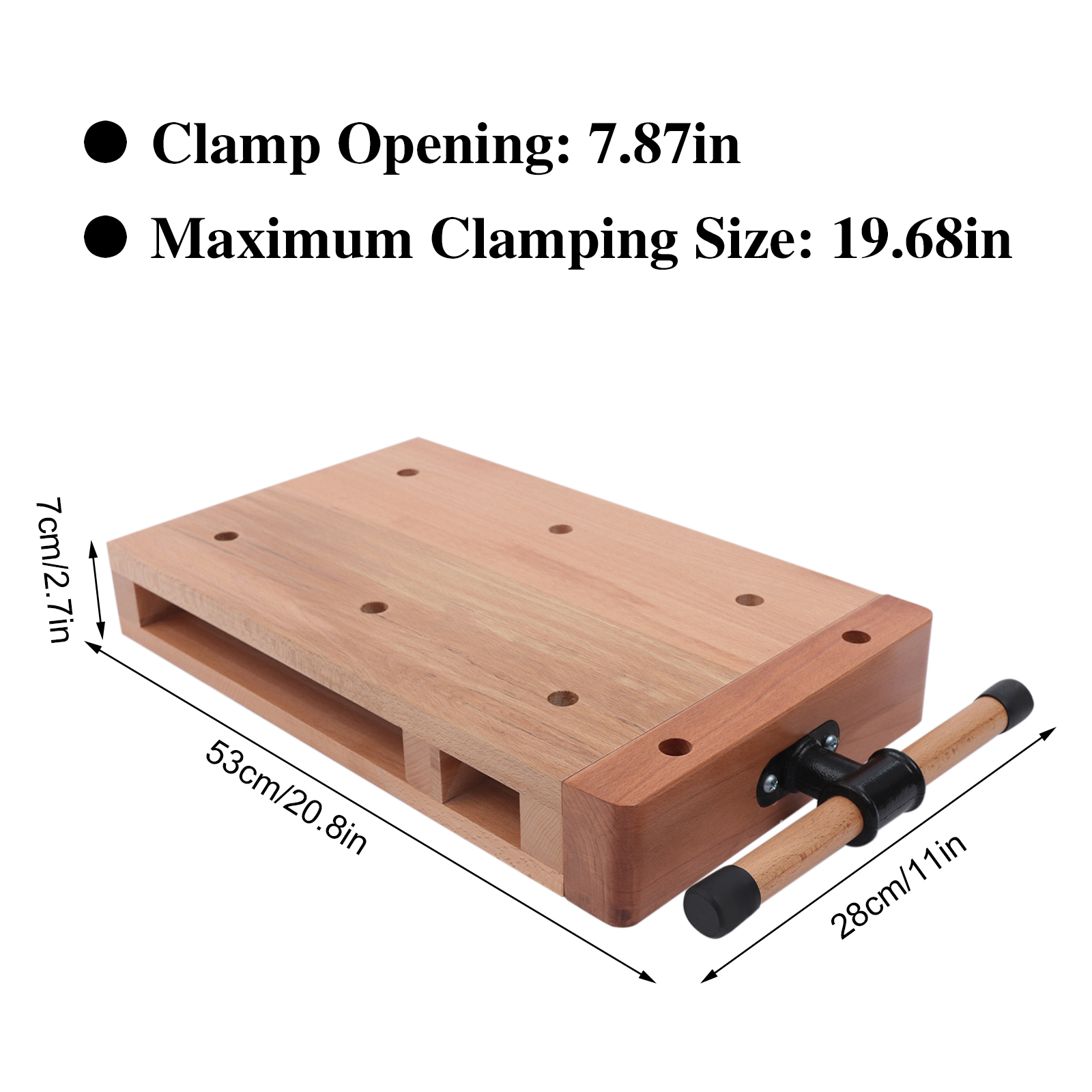 Woodworking Vise For Workbench - Portable Beech Wood Vise Workbench with