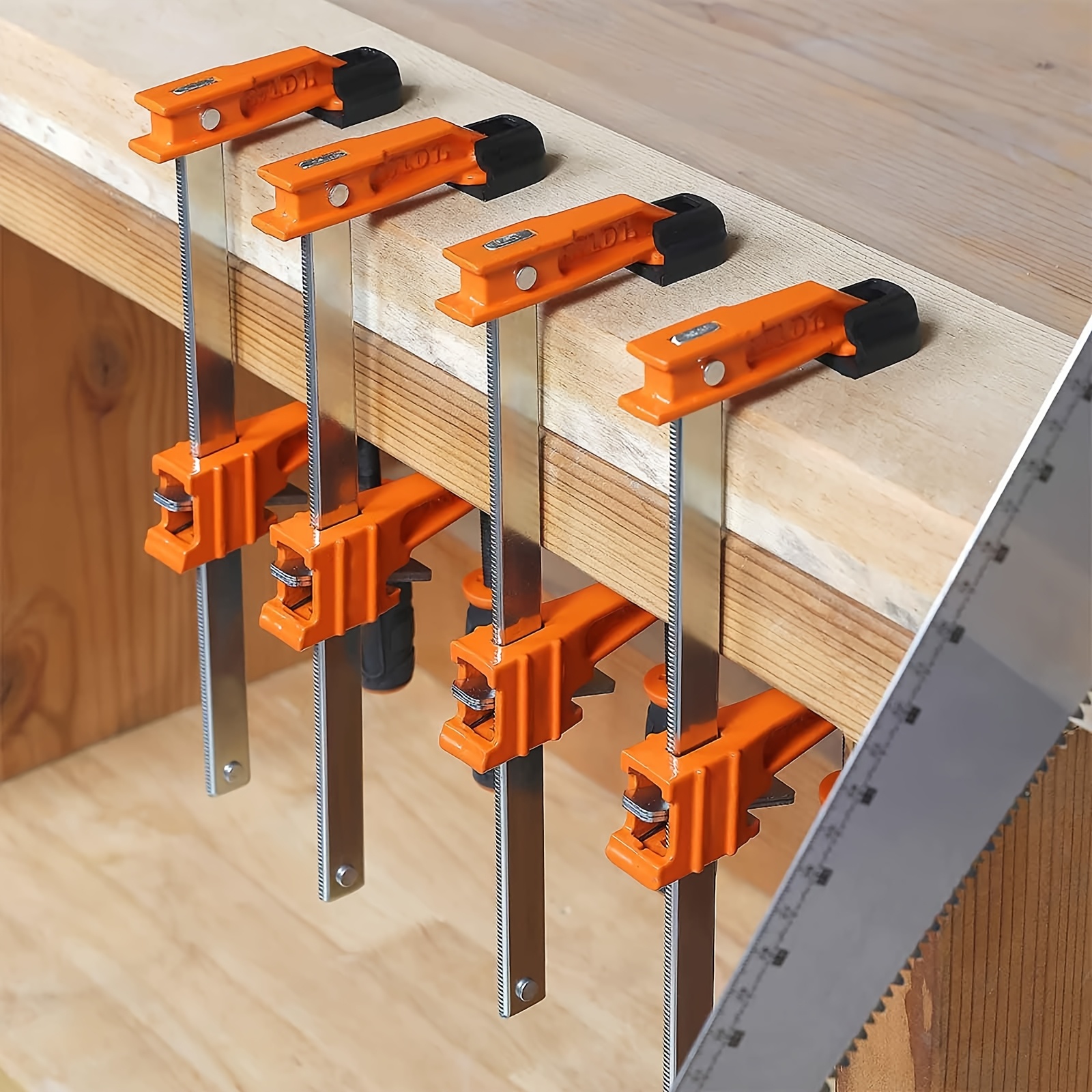 Woodworking Quick Clamps - Medium-Duty Wood Clamps Sets, 2/4 Pack