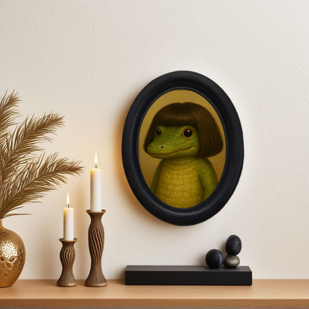 Woodworking Room - 1 Piece of Interesting Long-Haired Crocodile