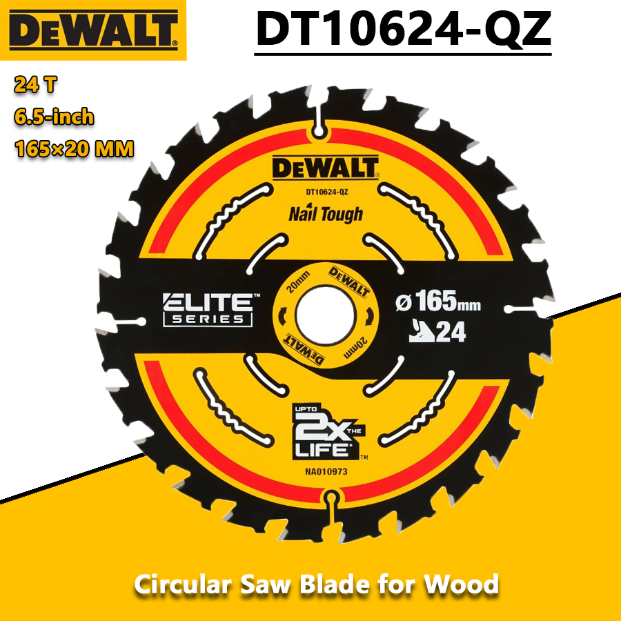 Woodworking Essentials - DEWALT DT10624-QZ 1/3pcs 24T Construction Circular