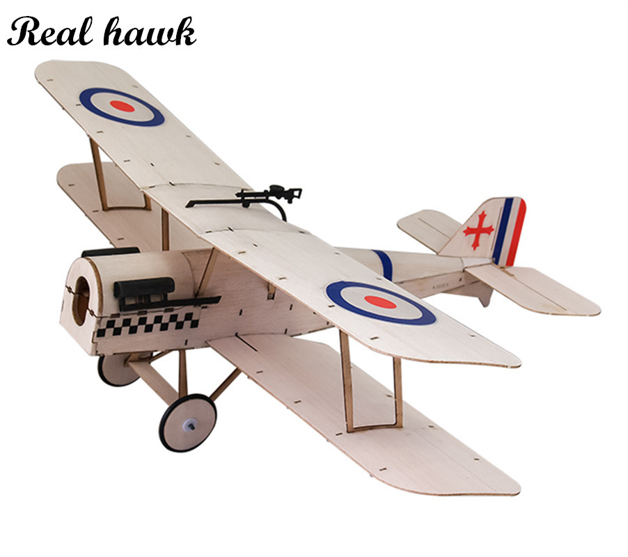 Woodworking Jobs - Sopwith-SE5A 378mm Balsa Biplane Laser-Cut RC