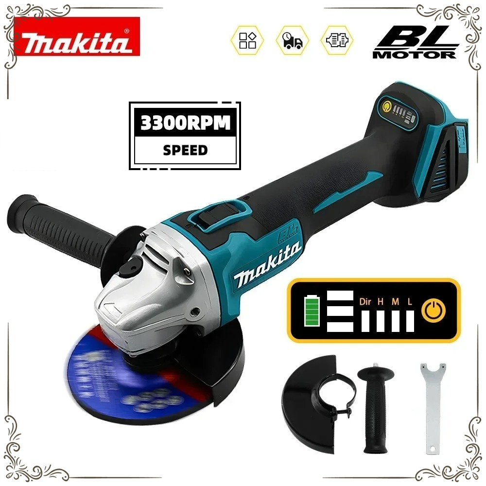 Woodworking Jobs - Makita 100mm DGA404 Brushless Electric Angle