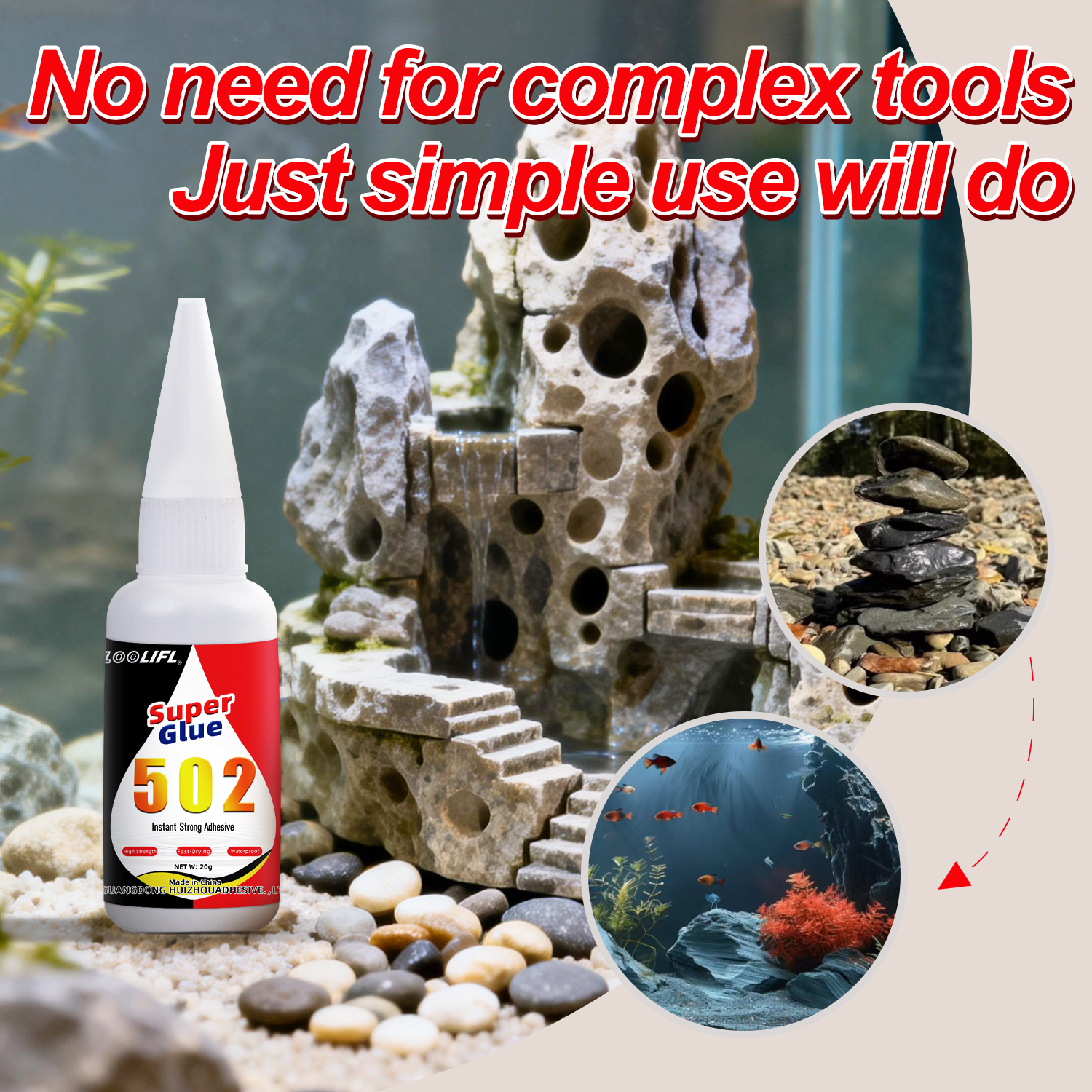 Woodworking Epoxy - Looufl502 Strong Adhesive 1/3/5Pcs, Epoxy Resin