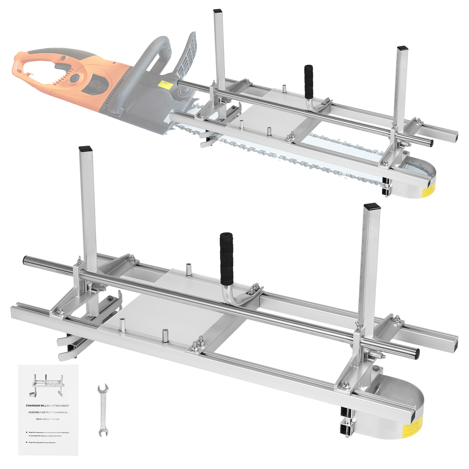Woodworking Diy - 36inch Steel Adjustable DIY Lumber Mill