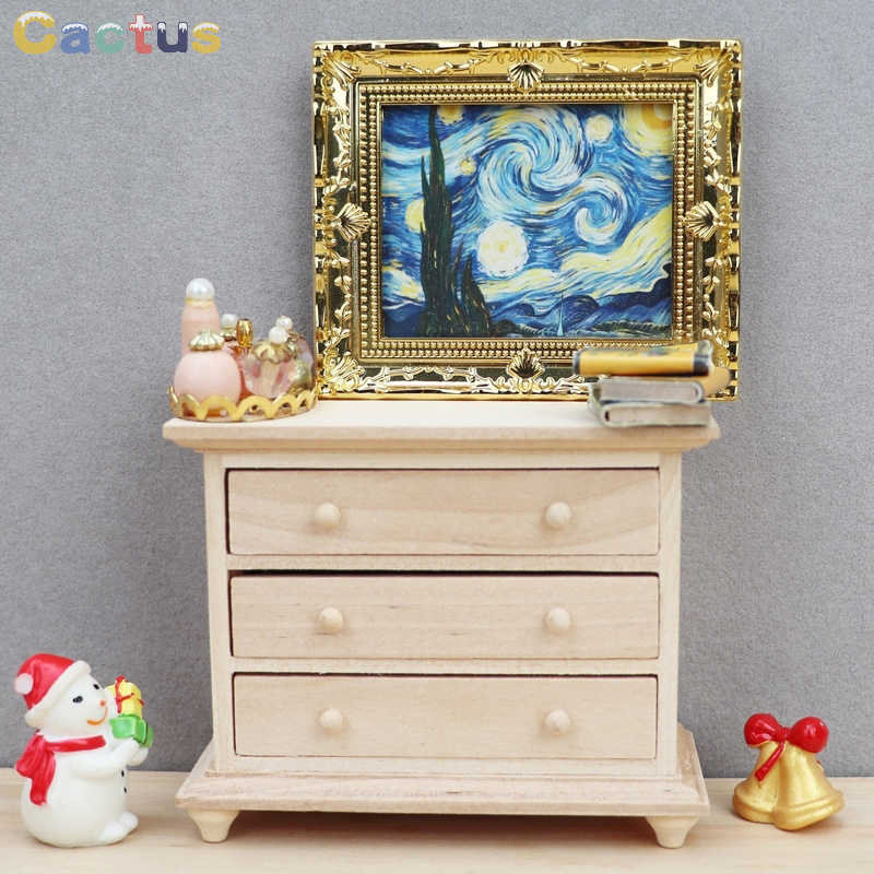 Woodworking Room - 1:12 Dollhouse Miniature Wood Storage Drawer