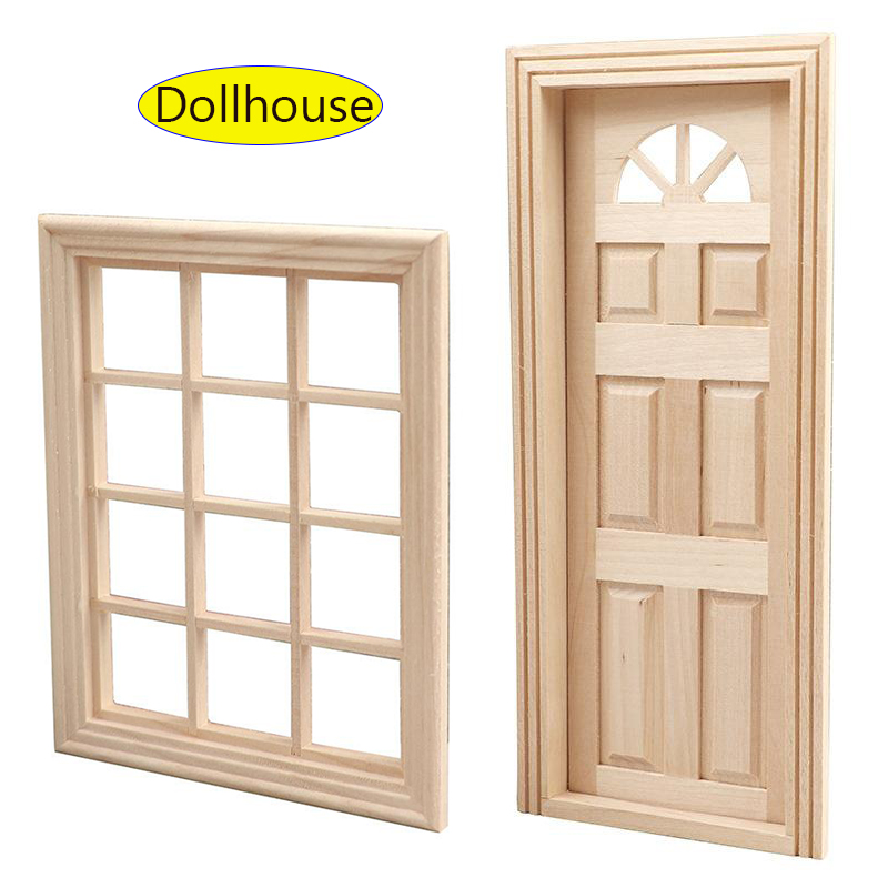Woodworking Diy - 1 Set Furniture Accessories 1/12 Wooden