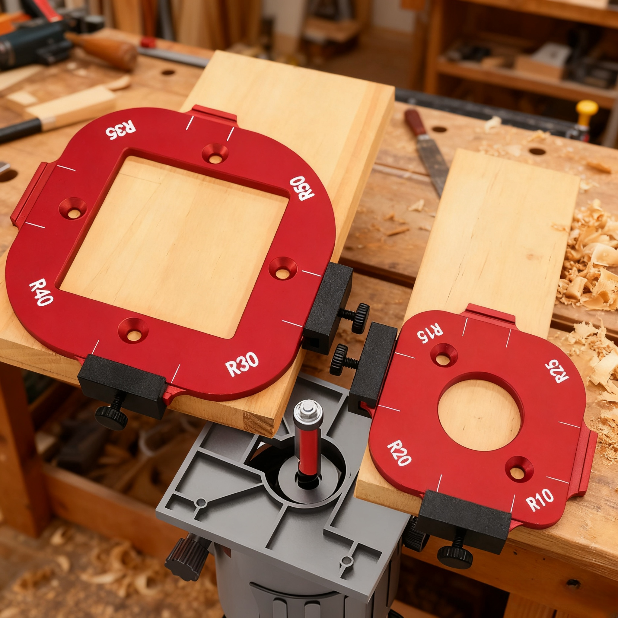 Woodworking Diy - 2pcs Woodworking Router Corner Radius Arc