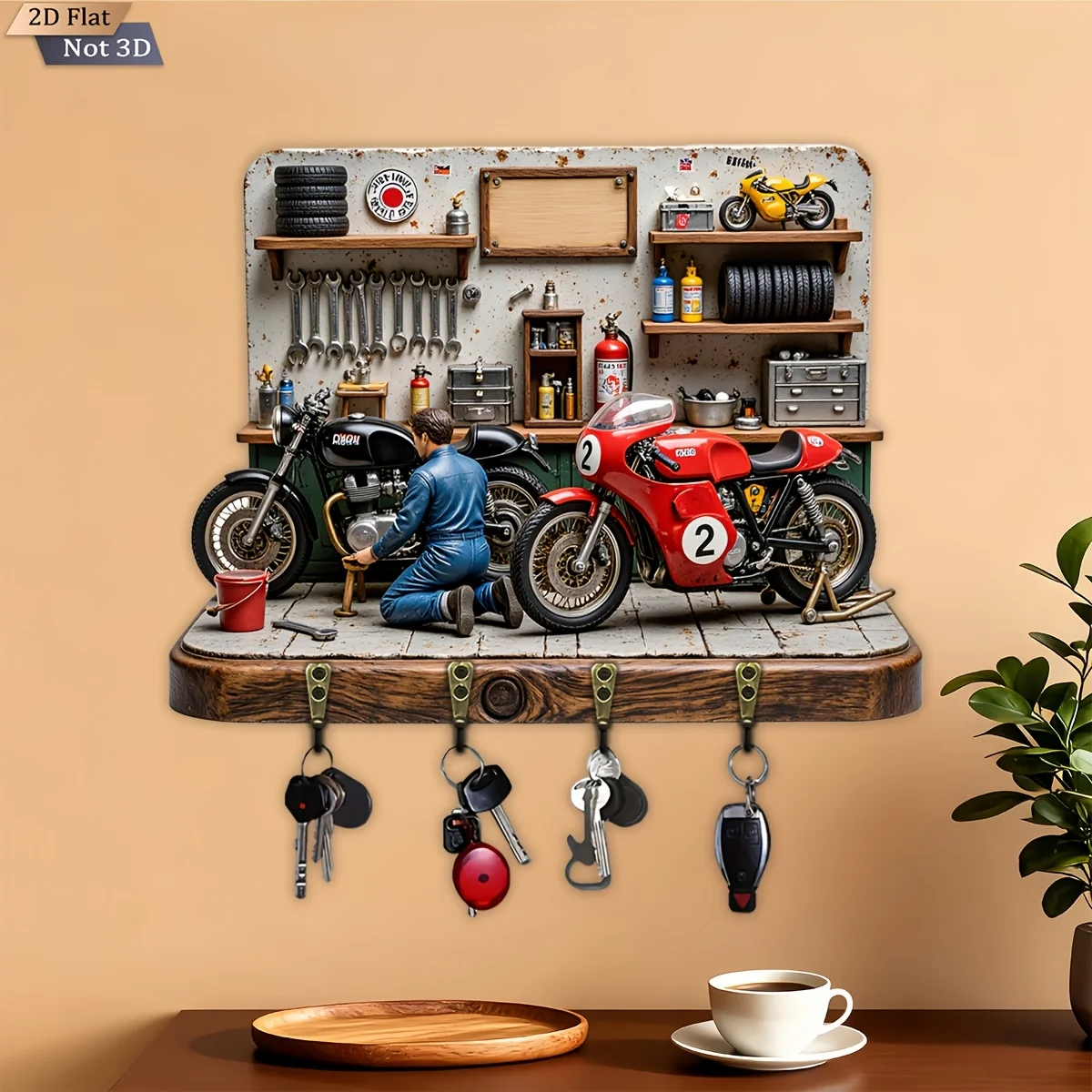 2D Flat, 1pc,  Motorcycle Repa - Woodworking Room avis et prix