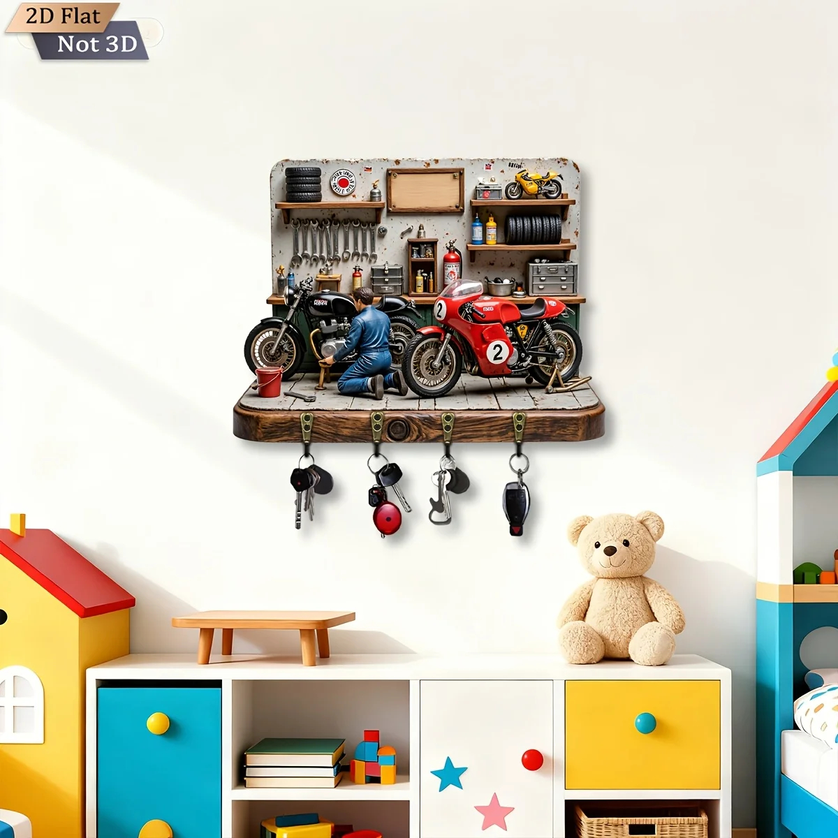 2D Flat, 1pc,  Motorcycle Repa - Woodworking Room avis et prix