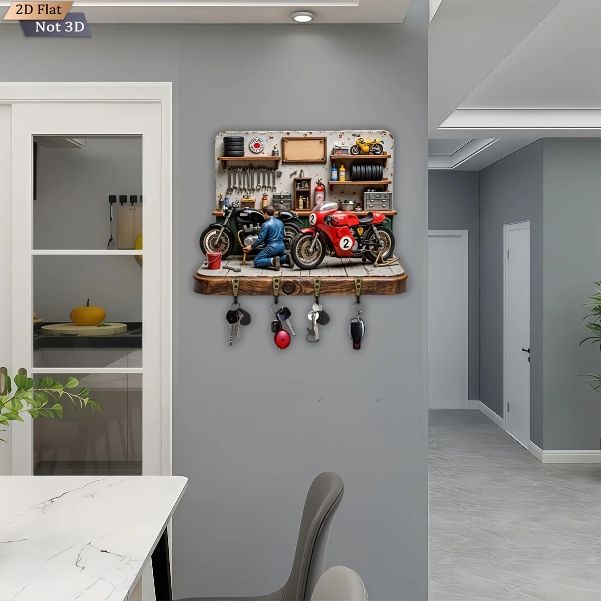 2D Flat, 1pc,  Motorcycle Repa - Woodworking Room avis et prix