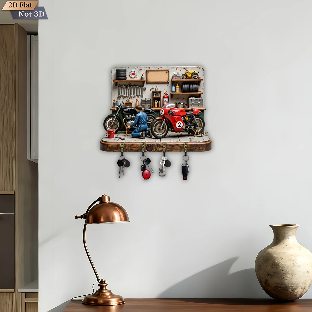 2D Flat, 1pc,  Motorcycle Repa - Woodworking Room avis et prix