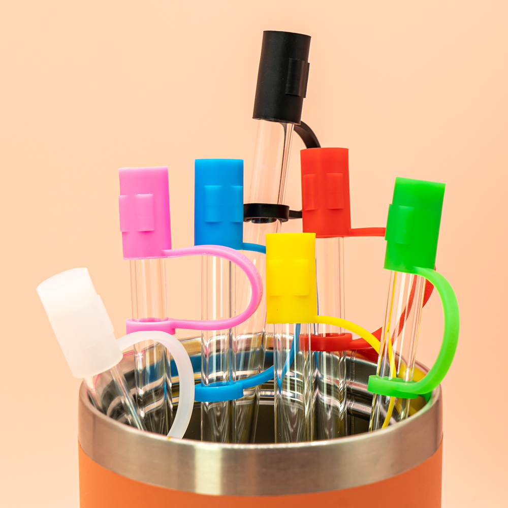 1PCS PVC Silicone Straw topper - Hand Plane Stanley avis et prix