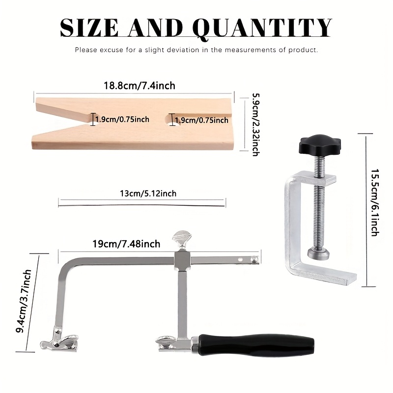 Adjustable Jewelry Saw Frame w - Woodworking Rasp avis et prix