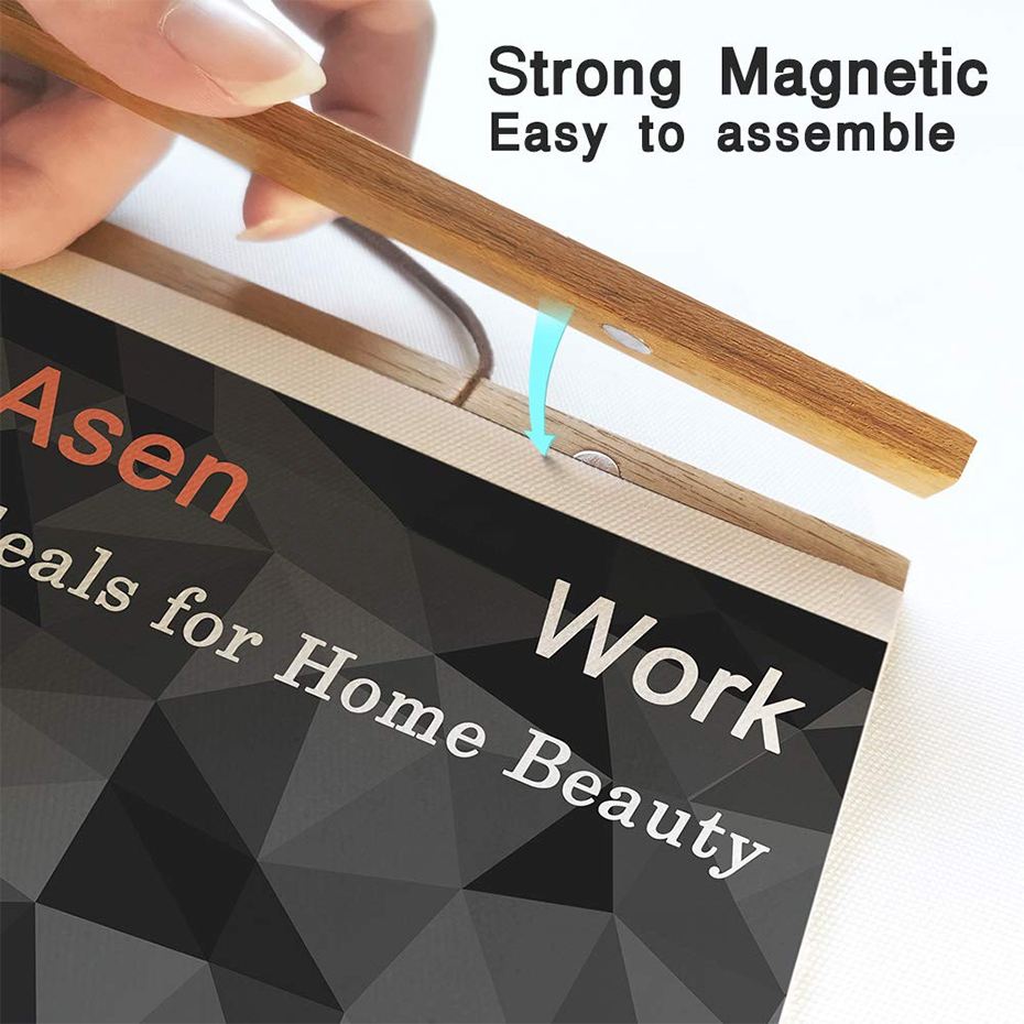 1PC Magnetic Wooden Picture Ha - Woodworking Room avis et prix