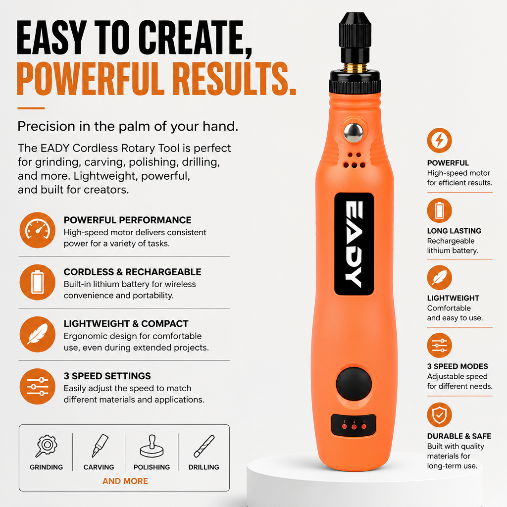 USB Cordless Rotary Tool Kit – - Woodworking Essentials avis et prix