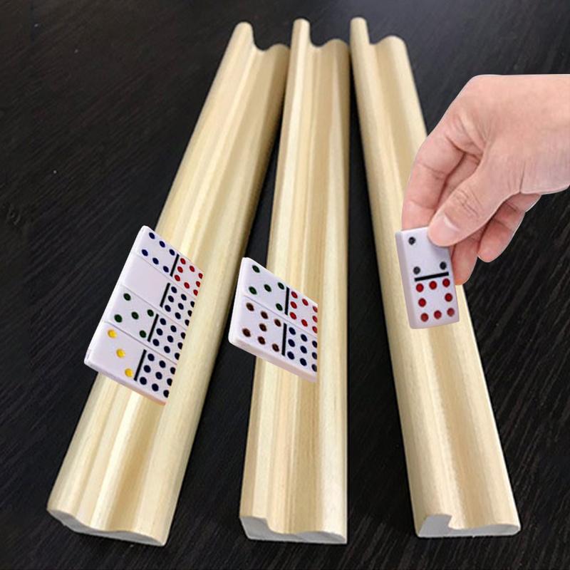 4Pcs Wooden Dominoes Trays Rac - Woodworking Domino avis et prix
