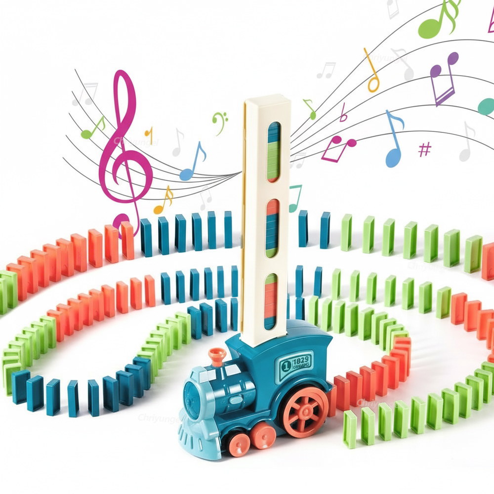 Electric Domino Blocks Train C - Woodworking Domino avis et prix