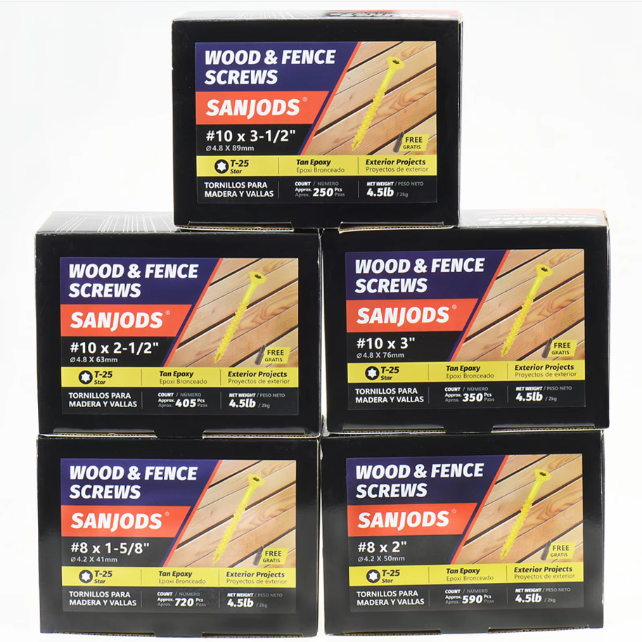 4.5lb Deck Screws, #8 #10 Wood - Woodworking Epoxy avis et prix