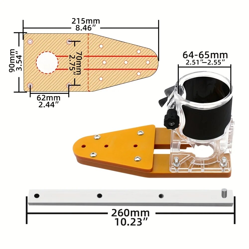 Circle Cutting Jig for Makita  - Woodworking Jointer avis et prix