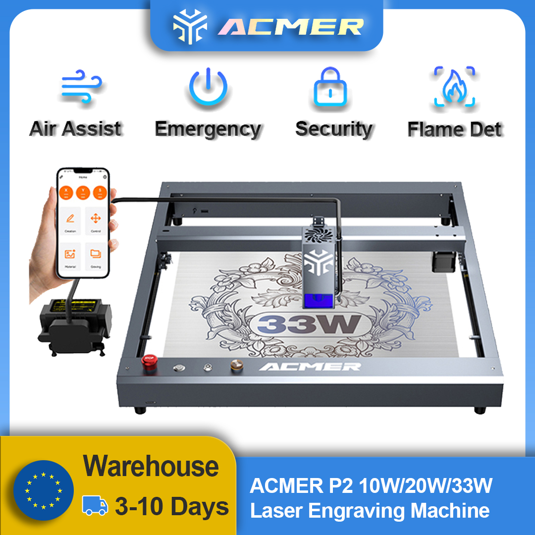 ACMER P2 Laser Engraver 33W 20 - Woodworking Jobs avis et prix