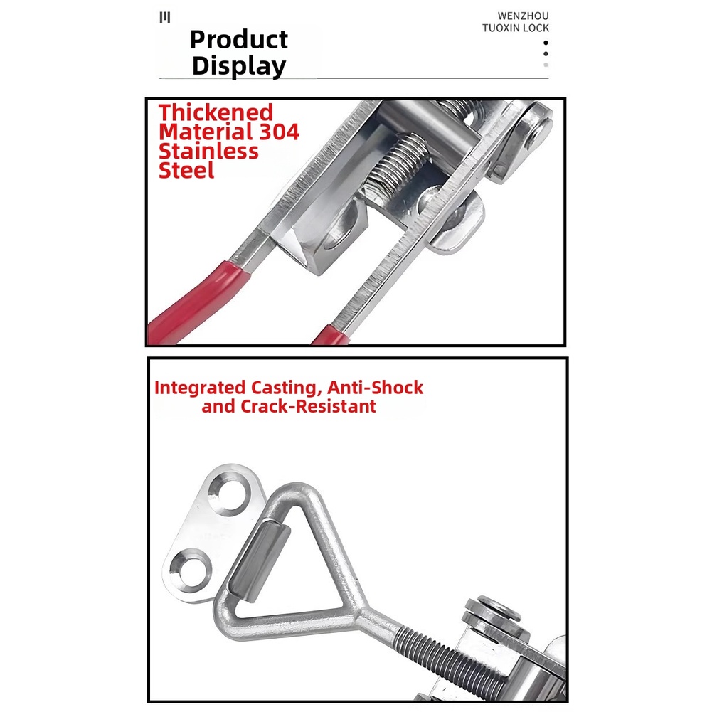 4Pcs Stainless Steel Fixture L - Woodworking Quick Clamps avis et prix