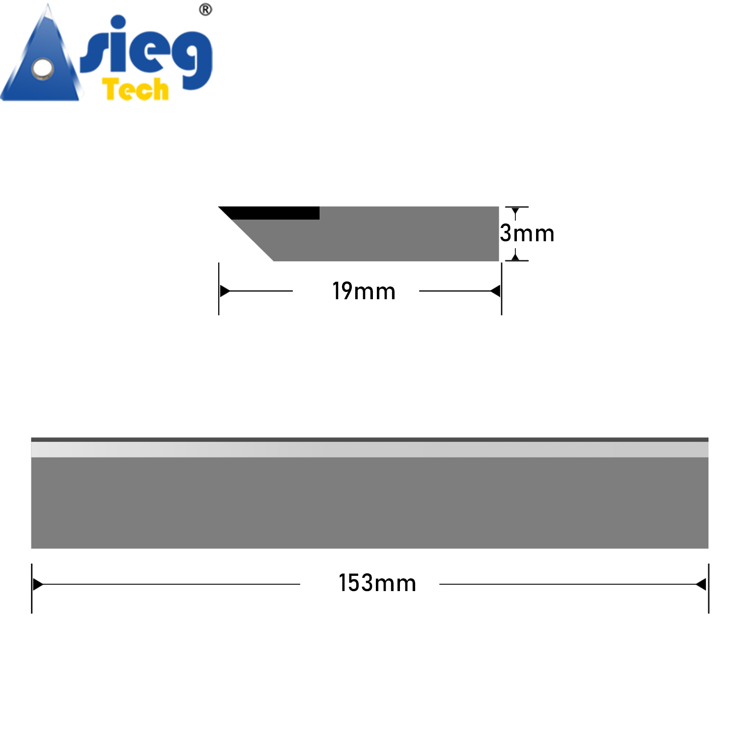153×19×3mm Planer Blades Joint - Woodworking Jointer avis et prix