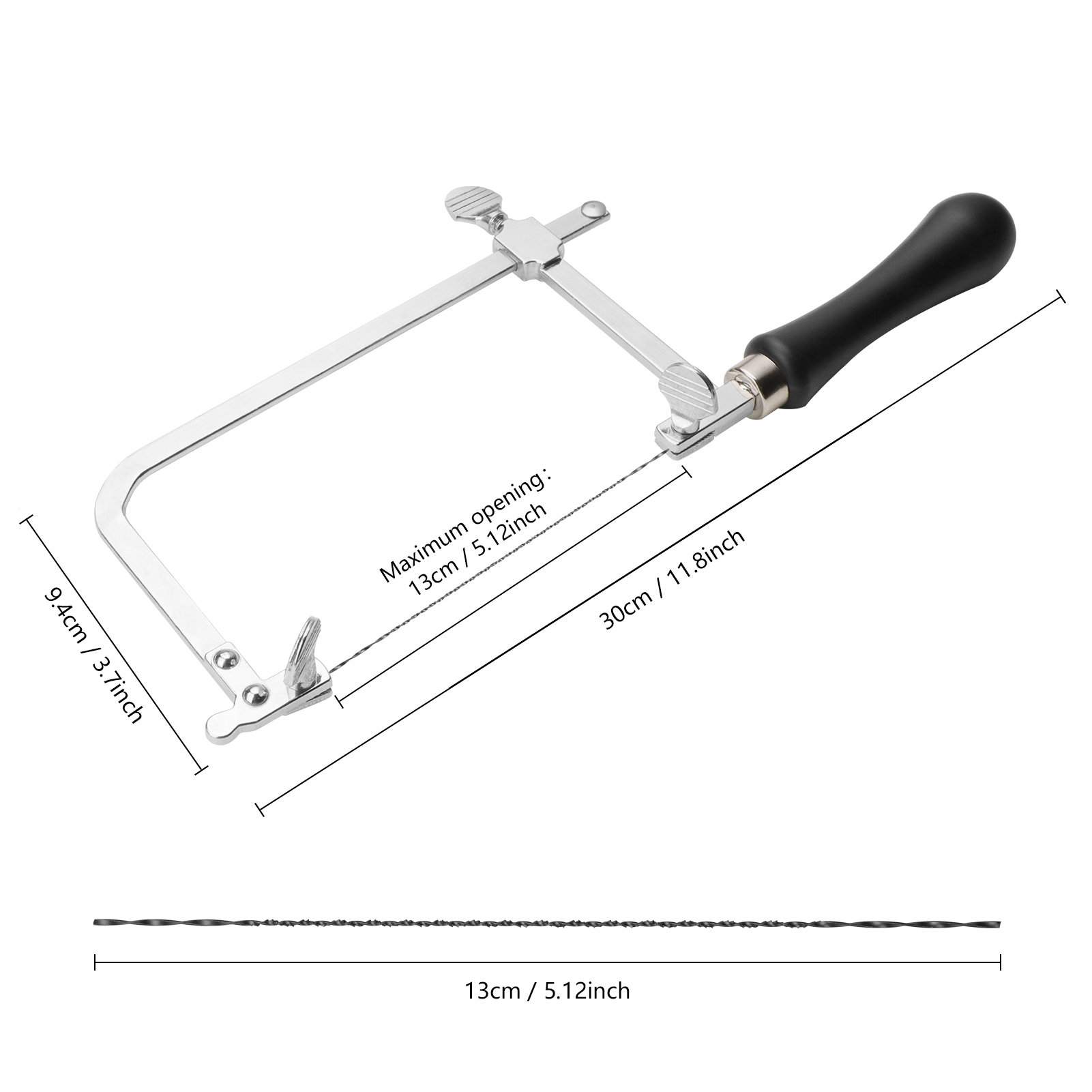 Portable U-shape Saw Bow Hacks - Woodworking Rasp avis et prix