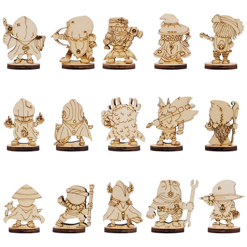 DND Fantasy Miniatures 14 Cute - Woodworking Jobs avis et prix