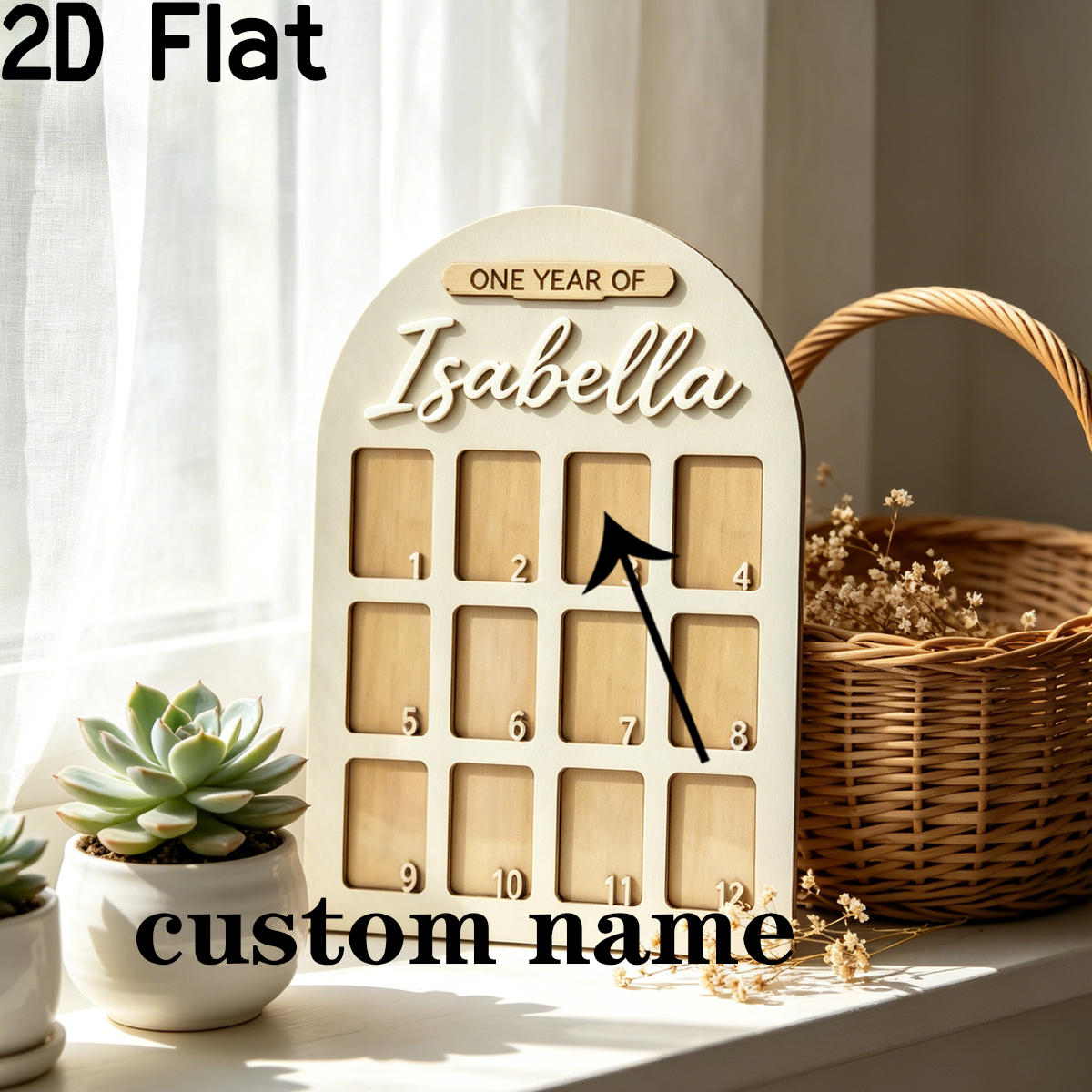 1Pc Custom Photo Record Board  - Woodworking Room avis et prix