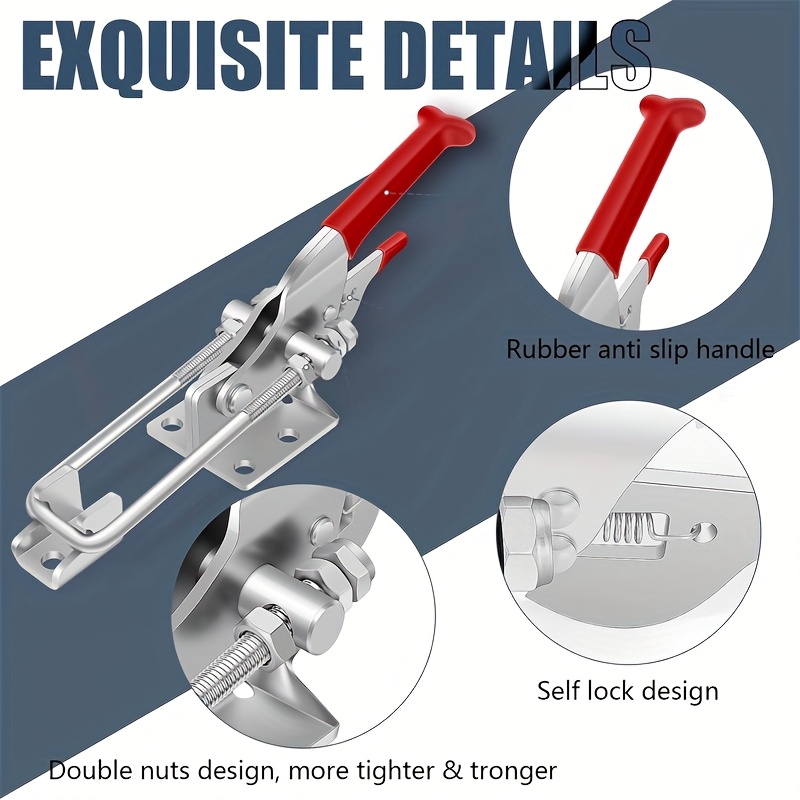 2Pcs Heavy-Duty Clamps Adjusta - Woodworking Quick Clamps avis et prix