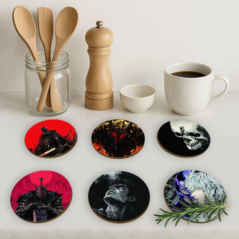 Anime B-Berserk 2D Wooden Coas - Woodworking Room avis et prix