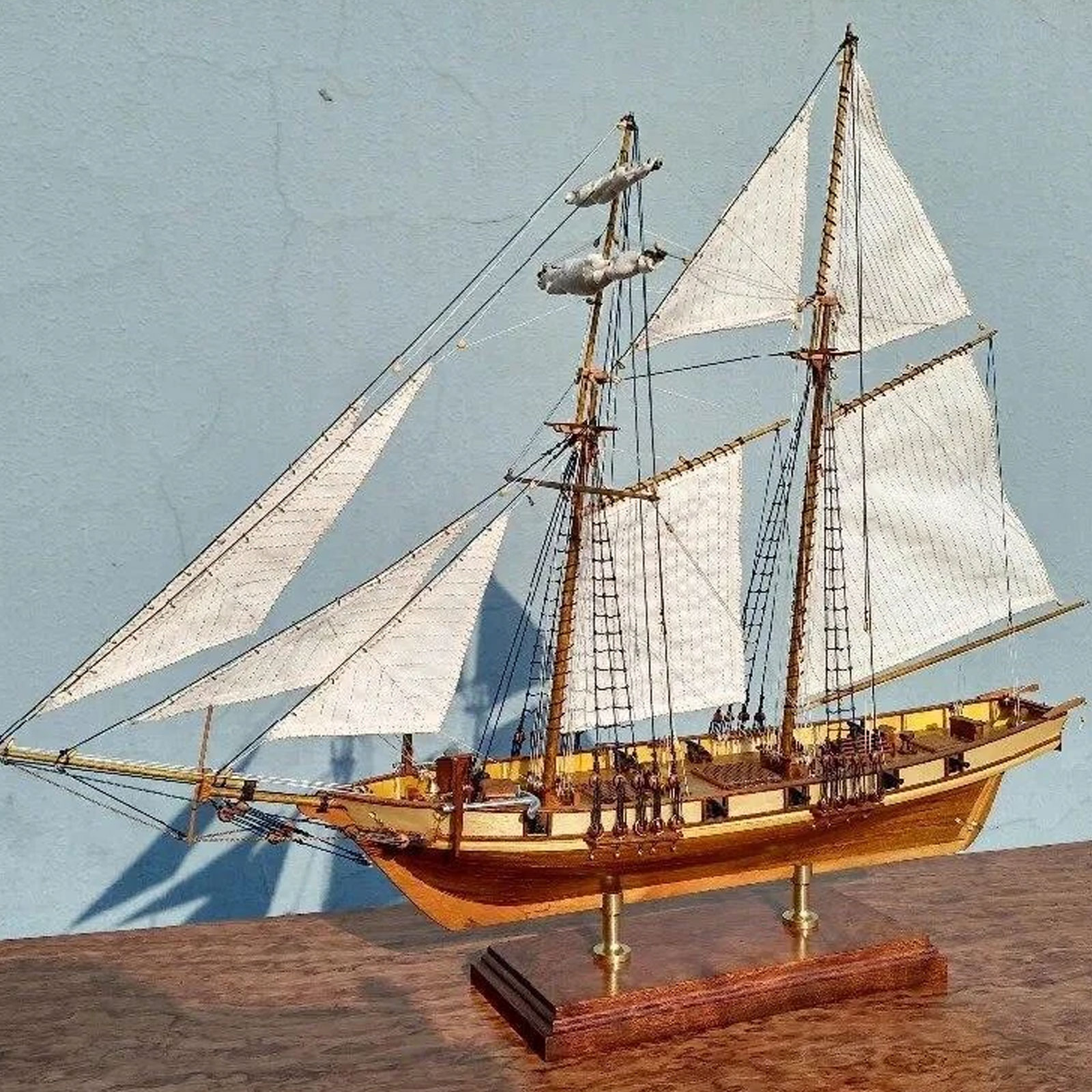 【Halcon Sailboat Wooden Model  - Woodworking Jobs avis et prix
