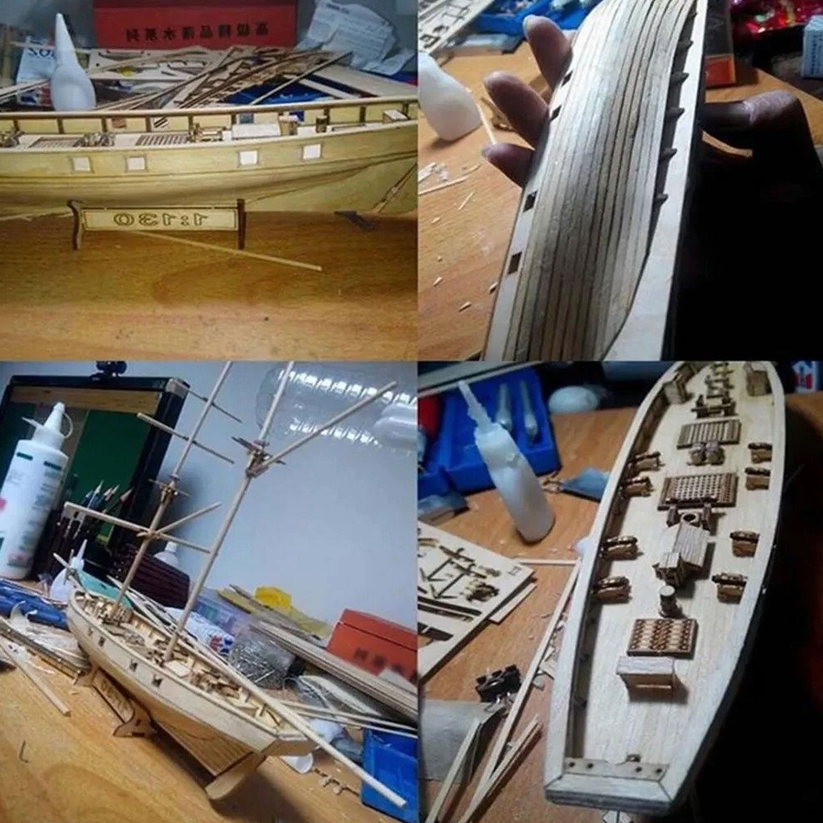 【Halcon Sailboat Wooden Model  - Woodworking Jobs avis et prix