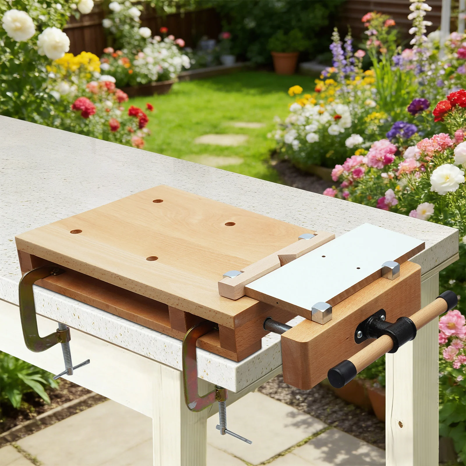 Wood Workbench, Heavy Duty Bir - Woodworking Vise For Workbench avis et prix