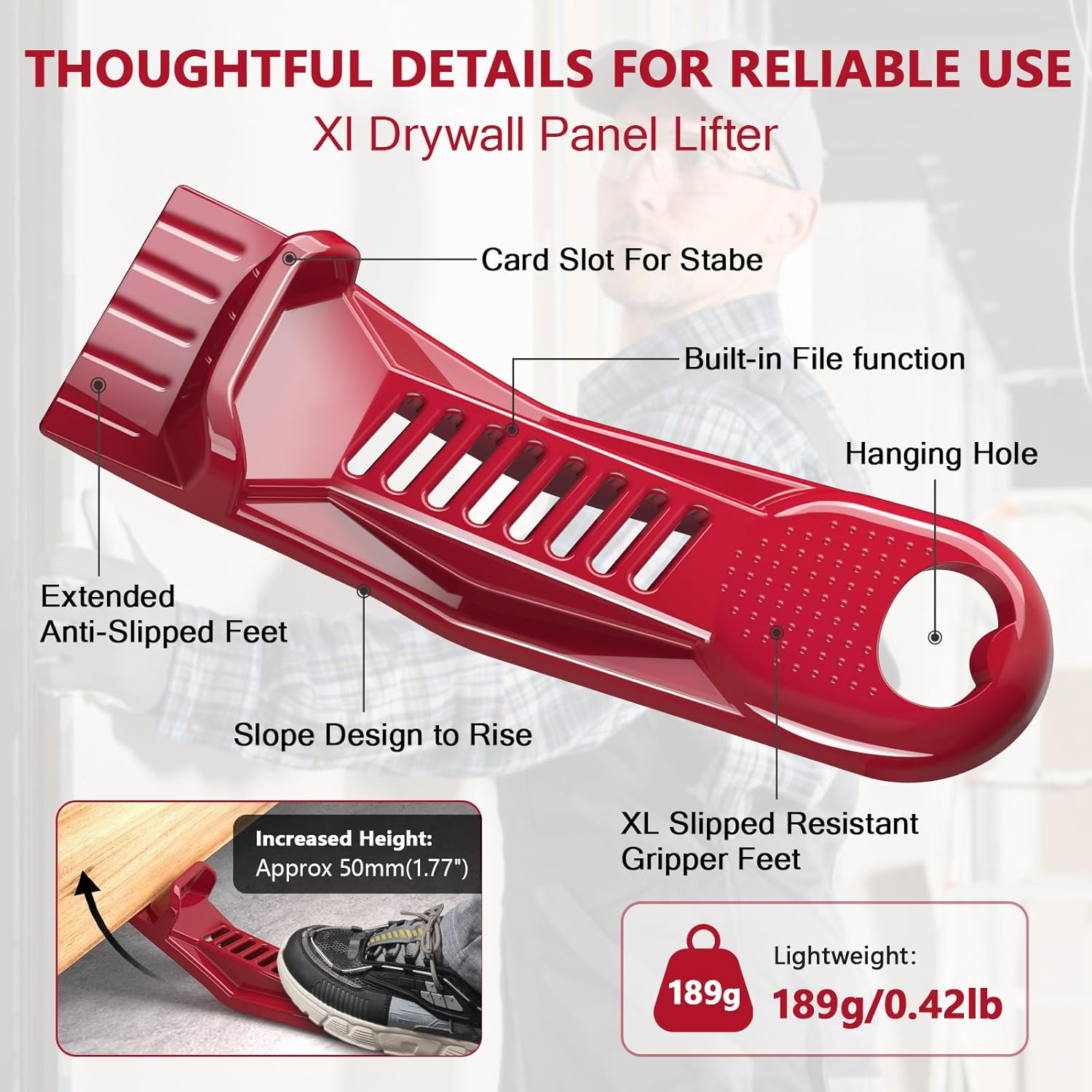Drywall Panel Lifter Drywall R - Woodworking Rasp avis et prix